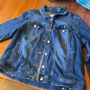 Jean Jacket with brass buttons